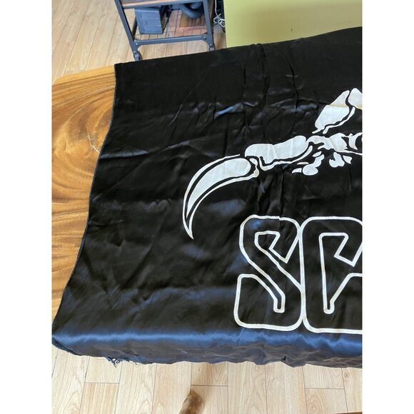 Vintage Black Flag/Banner Silk Wall Tapestry - Scorpions - Picture 2 of 10